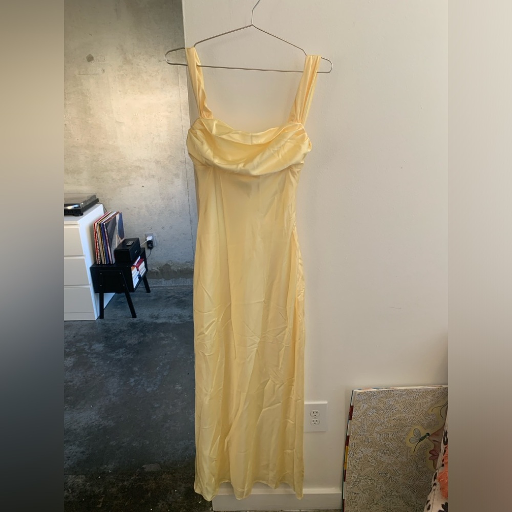Beginning boutique Ella Off shoulder maxi dress